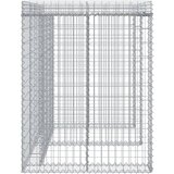  Gabionski zid za kante za smeće 192x91x120 cm pocinčano željezo | shoptok.hr