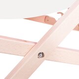 springos drvena ležaljka, bijela | shoptok.hr