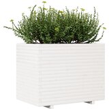  Vrtna sadilica bijela 90x60x72,5 cm od masivne borovine | Eponuda.ba