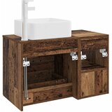  Set namještaja za kupaonicu 2 kom. Staro drvo Konstruirano drvo Smeđa 53 x 35 x 80 cm | shoptok.hr