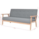  Trosjed od tkanine svjetlosivi | shoptok.hr