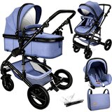  Kombinirana kolica 3u1 Kiduku KDWG-006 - plava | shoptok.hr