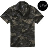 Brandit moška srajca s kratkimi rokavi roadstar, dark camo | Shoptok.si
