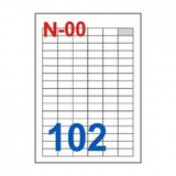 NANO Etikete za laserske i ink-jet pisače , N-00, 30x15 mm, 100/1 | shoptok.hr