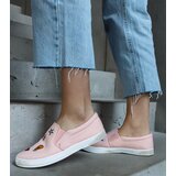 Gemre Pink fabric sneakers with Anais patches | Shoptok.si