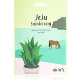 Jeju Sandorong Jeju Aloe pomirjevalna tekstilna maska z vlažilnim učinkom 33 ml