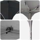  Zložljivi šotor za zabave 575 x 288 x 245 cm Antracit, (5000248598) | Shoptok.si