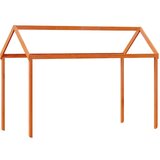 vidaXL Krov za dječji krevet voštano smeđi 217x85,5x154 cm borovina Cijene