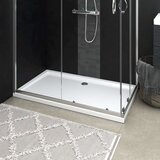 vidaXL Pravokutna ABS tuš-kada bijela 70 x 120 cm Cijene