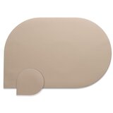 Kela SET PODMETAČA ZA ČAŠU EDEL, 10x10x0,17cm PU-KOŽA BEŽ 4/1 | shoptok.hr
