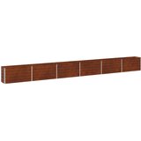  Povišeni vrtni krevet Rđa 600 x 40 x 55 cm corton | shoptok.hr