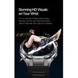 INF Smartwatch Black Vinyl 1.47" 466x466 AMOLED Bluetooth LE 5.3 ECG, (5000263717) | Shoptok.si