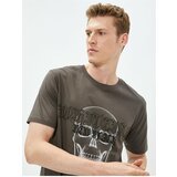 Koton Skull Printed T-Shirt Crew Neck Short Sleeve Cotton Cene