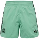 FC BAYERN MÜNCHEN Športne hlače svetlo zelena / črna