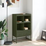  Visoka komoda maslinastozeleni 67 x 39 x 111,5 cm od čelika | shoptok.hr