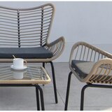 Acamp Lounge Garnitura Korfu, 4-Delni Set, Temno Siva | Shoptok.si