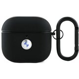 BMW BMA4SSLBK OVITEK OVITEK ZA AIRPODS 4 ČRNO USNJE Z LOGOTIPOM, (21974936) | Shoptok.si