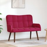 SOFA za dvije osobe Vinska crvena 115 x 61 x 87 cm Baršun Cijene