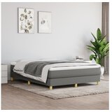 vidaXL S oprugama i madracem tamnosivi 140x190 cm od tkanine | shoptok.hr