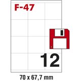  Etikete ILK za diskete 70x67,7 mm pk100L Fornax F-47 Cene