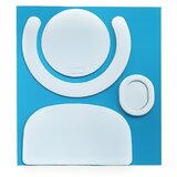 INF Združljivo z Logitech Nadomestne nogice za miško GPW 2. generacije, (5000077956) | Shoptok.si
