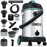 Humberg Powerful 30L Industrial Vacuum Cleaner HM-402 with 1600W Motor for Wet and Dry Cleaning, (21740394) | Shoptok.si