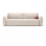 Cosmopolitan Design Kremno bela raztegljiva/s prostorom za shranjevanje sedežna garnitura iz šenilje 262 cm Tonale – | Shoptok.si
