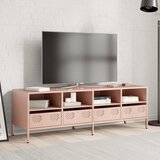 TV ormarić ružičasti 135x39x43,5 cm hladno valjani čelik | shoptok.hr