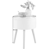 CARRYHOME mizica, naravne barve, bela | Shoptok.si