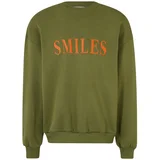 Smiles Majica 'Jay' oliva / korala