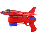  Pištolj s avionom i mjehurićima od sapunice Bubble Launcher - crveni | shoptok.hr