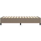  Okvir za krevet s oprugom smeđesivi 90x200cm od tkanine | shoptok.hr