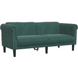 Maison Chic kavč - Sofa - Kanape dvosed temno zelen žamet, (21726604) Cene