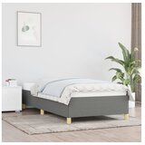 Posteljni okvir temno siv 80x200 cm blago | Shoptok.si