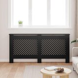  Pokrov za radijator crni 172 x 19 x 81,5 cm MDF | shoptok.hr
