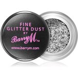 Barry M Fine Glitter Dust bleščeča senčila za oči odtenek Silver 10 g Cene