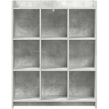 Police za knjige Betonska siva 87,5 x 30 x 111 cm | Shoptok.si