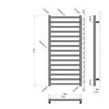  Radijator Karnak 1000 Krom 50x100 | shoptok.hr