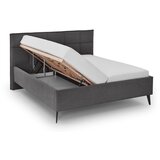 Meise Möbel Antracitno sivi bračni krevet s prostorom za odlaganje s podnicom 180x200 cm Paulo – | shoptok.hr