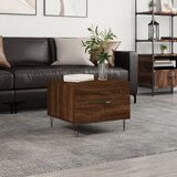  Stolić za kavu smeđa boja hrasta 50x50x40 cm konstruirano drvo | shoptok.hr