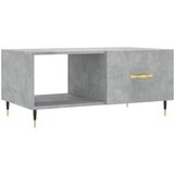 Maison Chic Klubska mizica - kavna mizica - Nizka mizica betonsko siva 90x50x40 cm konstruiran les, (21755383) | Shoptok.si