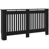 vidaXL pokrivač radijatora 2 pcs crna 152 x 19 x 81.5 cm | shoptok.hr