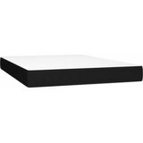  s oprugama i madracem crni 140 x 190 cm od tkanine | shoptok.hr