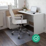 Kondela Zaščitna podlaga pod stolom, prozorna, 120 x 120 cm, 0,8 mm, ELLIE NEW tip 8 | Shoptok.si