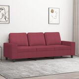  Trosjed od tkanine crvena boja vina 180 cm Cijene