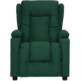  Stol s funkcijo vstajanja temno zeleno blago, (20934599) | Shoptok.si