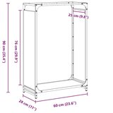  stojalo za drva, 60x28x90 cm | Shoptok.si