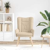  Fotelja Krema 63 x 67 x 94 cm Tkanina i šperploča | shoptok.hr