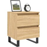 Noćni ormarići 2 kom boja hrasta 40x35x50 cm konstruirano drvo | Eponuda.com
