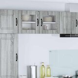  Zidni stakleni ormarić Lucca 2 pcs Siva sonoma 40 x 31 x 40 cm | shoptok.hr